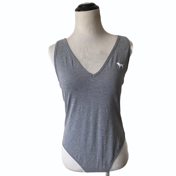 PINK Victoria's Secret Tops - PINK | gray limited edition body suit